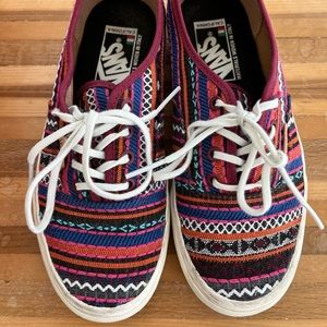 Vans Authentic Italian Weave Cordovan/multi 6 W/4.5M